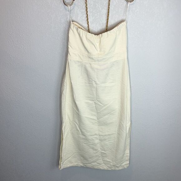 NWT ADRIANA DEGREAS Montaigne Cut-Out Midi Dress Large - Picture 6 of 15